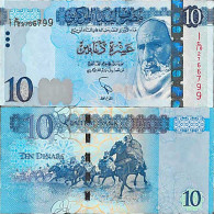 Billet De Banque Collection Libye - PK N° 82 - 10 Dinar - Libye