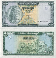 Billet De Collection CAMBODGE Pk N° 44 - 1000 RIELS - Kambodscha