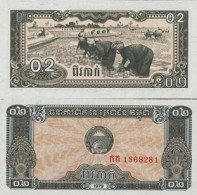 Billet De Collection Cambodge Pk N° 26 - 0,2 Riel - Cambodia