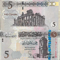 Billet De Banque Collection Libye - PK N° 77 - 5 Dinar - Libyen