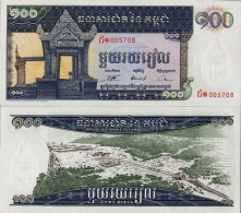 Billet De Collection Cambodge Pk N° 12 - 100 Riels - Kambodscha