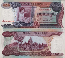 Billet De Banque CAMBODGE Pk N° 15 - 100 Riels - Kambodscha