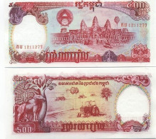 Billets Banque Cambodge Pk N° 38 - 500 Riels - Cambodia
