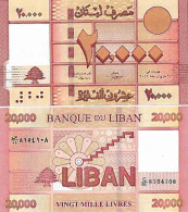 Billet De Banque Collection Liban - PK N° 93 - 20 000 Livres - Libanon