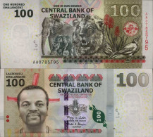 Billet De Banque Collection Swaziland - PK N° 39 - 100 Lilangeni - Swasiland