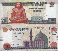 Billet De Banque Collection Egypte - PK N° 68 - 200 Pounds - Egypte