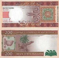 Billet De Banque Collection Mauritanie - PK N° 17 - 200 Quguiya - Mauritanien