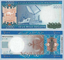 Billet De Banque Collection Mauritanie - PK N° 20 - 2000 Quguiya - Mauritanië