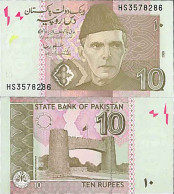 Billet De Banque Collection Pakistan - PK N° 54B - 10 Ruppee - Pakistán