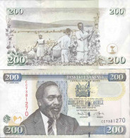 Billet De Banque Collection Kenya - PK N° 49 - 200 Shilling - Kenia