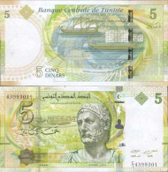 Billet De Banque Collection Tunisie - PK 95 - 5 Dinars - Tunesien