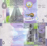 Billet De Banque Collection Koweit - PK N° 32 - 5 Dinar - Koweït