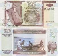 Billets Banque Burundi Pk N° 36 - 50 Francs - Burundi