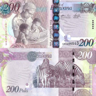 Billet De Banque Collection Botswana - PK N° 34 - 200 Pula - Botswana