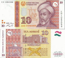 Billets De Collection Tadjikistan Pk N° 16 - 10 Somoni - Tayikistán