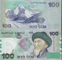 Billets De Collection Kirghizstan Pk N° 21 - 100 Som - Kirgisistan