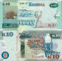 Billets De Banque Zambie Pk 51 - 10 Kwachas - Zambie