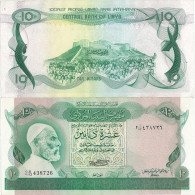 Billets De Banque Libye Pk N° 46 - 10 Dinars - Libye