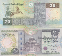 Billets De Banque Egypte Pk N° 65 - 20 Pounds - Egypt