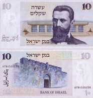 Billet De Collection Israel Pk N° 45 - 10 Sheqalim - Israël