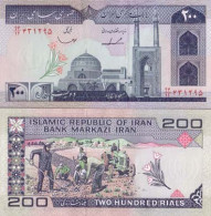 Billet De Banque Iran Pk N° 136 - 200 Rials - Iran