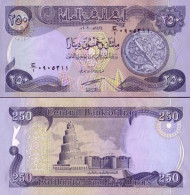 Billet De Collection Irak Pk N° 91 - 250 Dinar - Irak