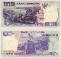 Billet De Collection Indonesie Pk N° 129 - 1000 Rupiah - Indonésie