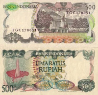 Billet De Collection Indonesie Pk N° 121 - 500 Rupiah - Indonésie