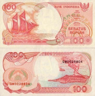 Billets Banque Indonesie Pk N° 127 - 100 Rupiah - Indonésie