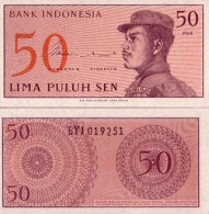 Billets De Banque Indonesie Pk N° 94 - 50 Sen - Indonésie