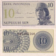 Billets Banque Indonesie Pk N° 92 - 10 Sen - Indonésie