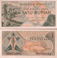 Billet De Banque Indonesie Pk N° 78 - 1 Rupiah - Indonésie