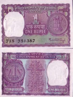 Billets Banque Inde Pk N° 77 - 1 Ruppe - Inde