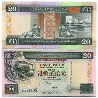 Billet De Collection Hong Kong Pk N° 201 - 20 Dollars - Hongkong