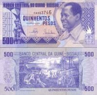 Billet De Banque Guinee Bissau Pk N° 12 - 500 Pesos - Guinea-Bissau