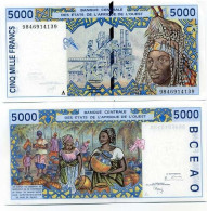 Billet De Collection Afrique De L'ouest Cote D'ivoire Pk N° 113 - 5000 Francs - Elfenbeinküste (Côte D'Ivoire)