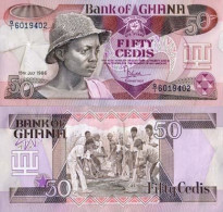 Billet De Collection Ghana Pk N° 25 - 50 Cedis - Ghana