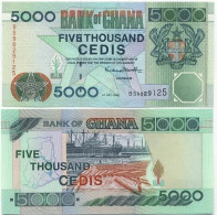 Billets De Banque Ghana Pk N° 34 - 5000 Cedis - Ghana