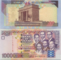 Billets Banque Ghana Pk N° 35 - 10000 Cedis - Ghana
