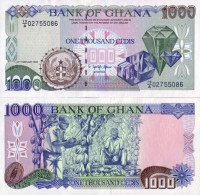 Billets Banque Ghana Pk N° 29 - 1000 Cedis - Ghana