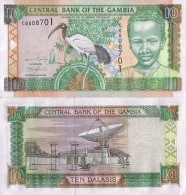 Billet De Collection Gambie Pk N° 21 - 10 Dalasis - Gambia