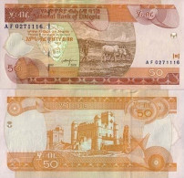 Billets De Banque Ethiopie Pk N° 49 - 50 Birr - Ethiopie