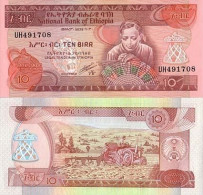 Billet De Collection Ethiopie Pk N° 43 - 10 Birr - Etiopia