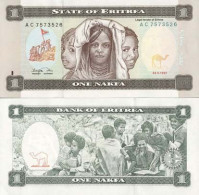 Billets Banque Erythree Pk N°  1 - 1 Nafka - Eritrea