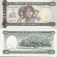 Billet De Banque Erythree Pk N° 2 - 5 Nafka - Eritrea