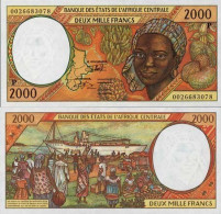 Billets De Banque Afrique Centrale Tchad Pk N° 603 - 2000 Francs - Ciad