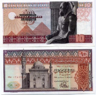 Billet De Banque Egypte Pk N° 46 - 10 Pounds - Egipto