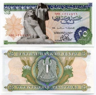 Billets De Banque Egypte Pk N° 47 - 25 Piastres - Egypt