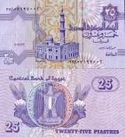 Billet De Banque Egypte Pk N° 57 - 25 Piastres - Egipto