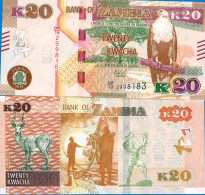 Billet De Banque Collection Zambie - PK N° 59 - 20 Kwacha - Zambie